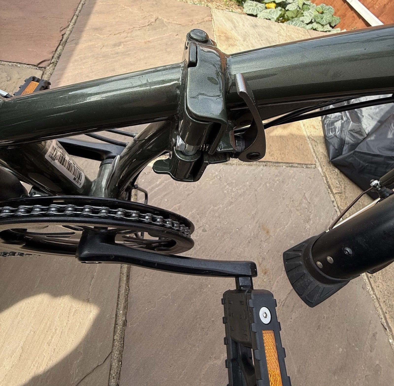 Decathlon B'TWIN E-FOLD 500 20in Folding Elec Bike 250W 36V Back Rack, mudguards