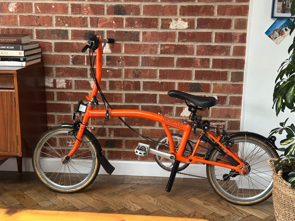Brompton S2L Folding Bike Orange 2 Speed - 2019 Bicycle Fold Up S2 L