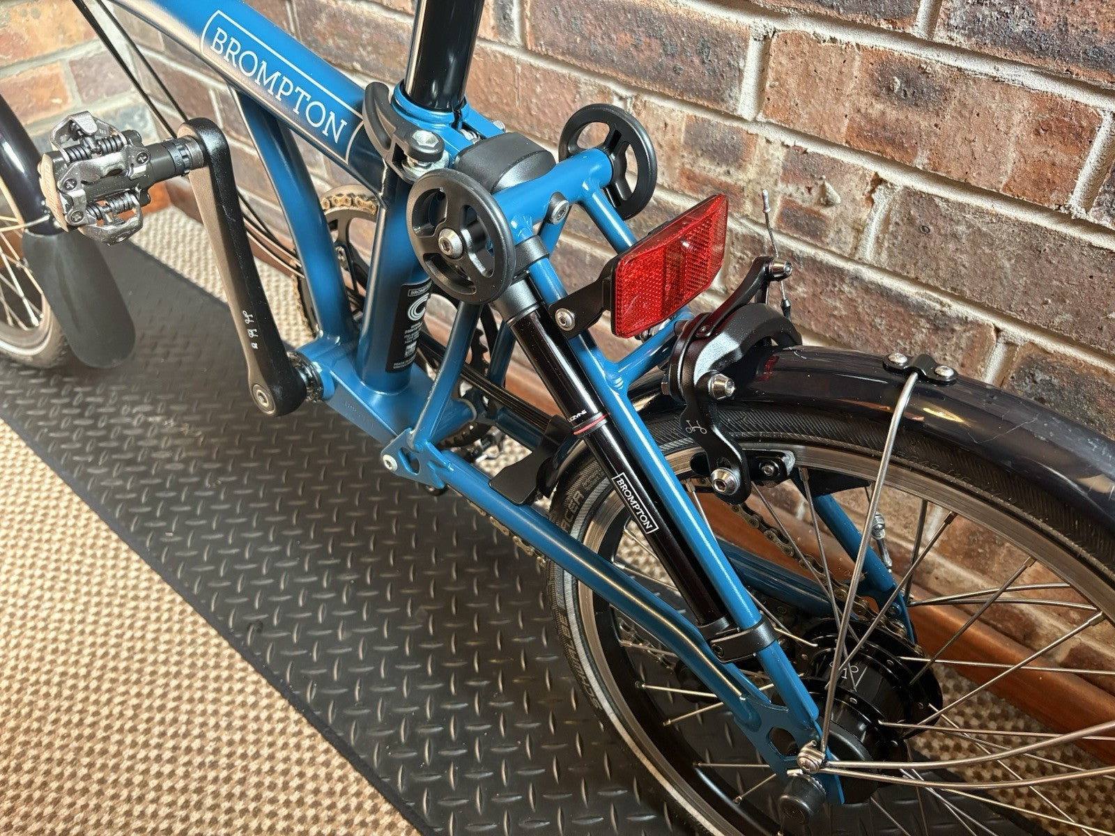 Brompton C Line 12 Speed 2025 Ocean Blue