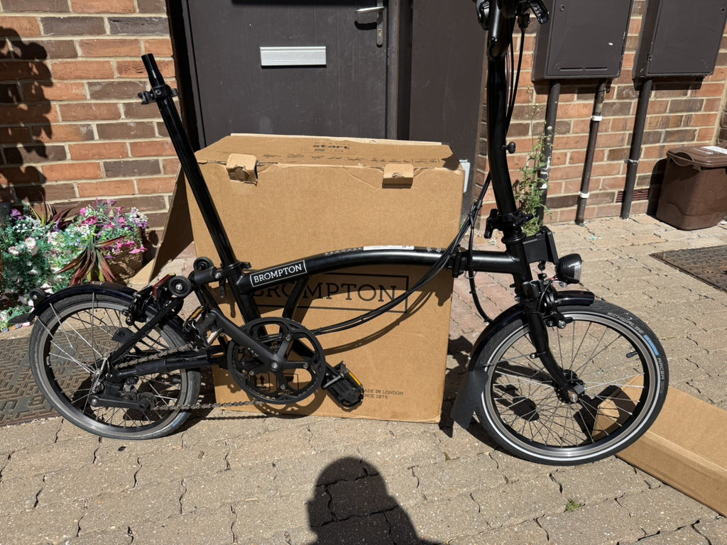 Brompton C Line Explore M6L 6 Speed Folding Bike Black 2024 fresh BOXED