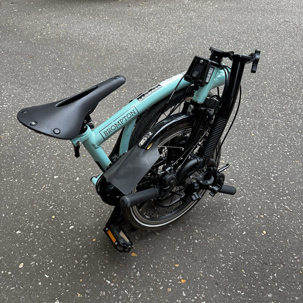 Brompton C Line Explore 6 Speed Light Blue Excellent Condition