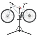 Foldable Bike Repair Stand 92-152 cm Red & Black Powder-Coated Steel TPR
