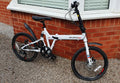 UPLAYED Folding Bike 20in White/Black