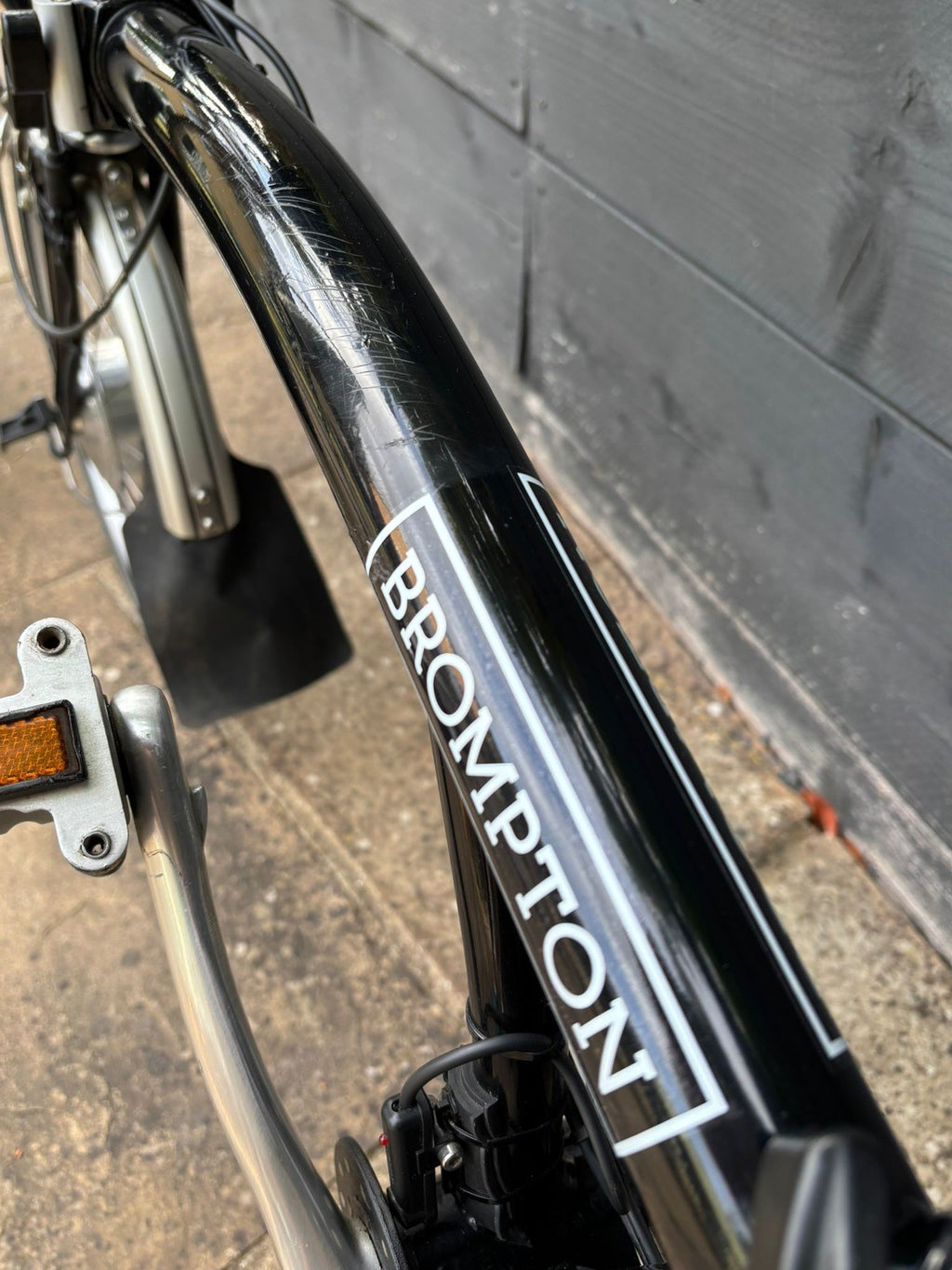 Brompton M3L Swytch Converted Folding Bicycle 3 Speed C line gloss Black