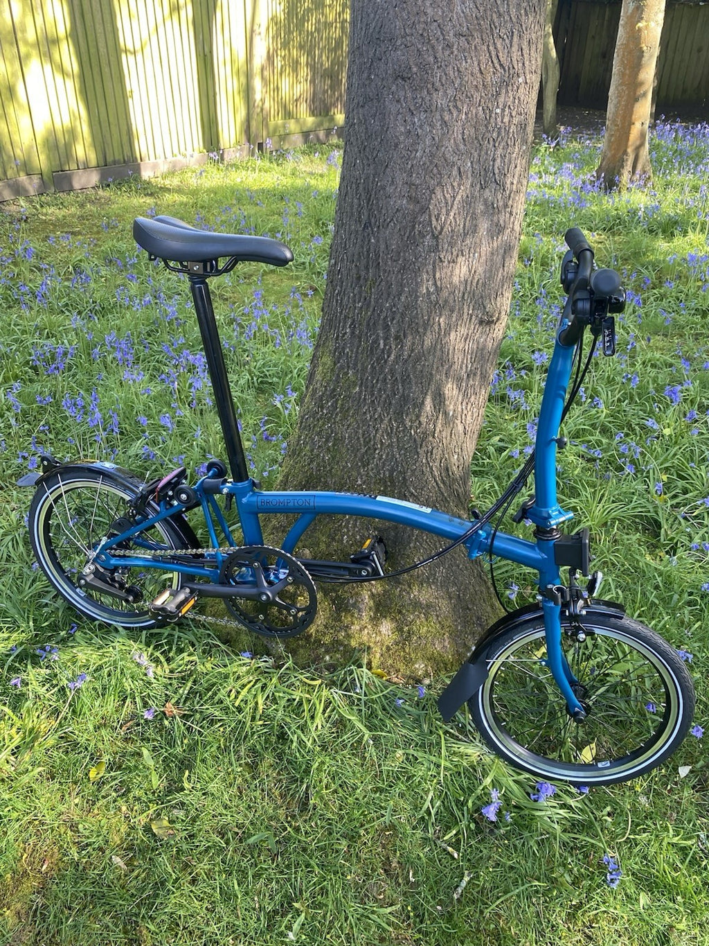 Brompton C-Line 6-Speed in Ocean Blue (Discontinued) - Mid bar - April 2026 -New