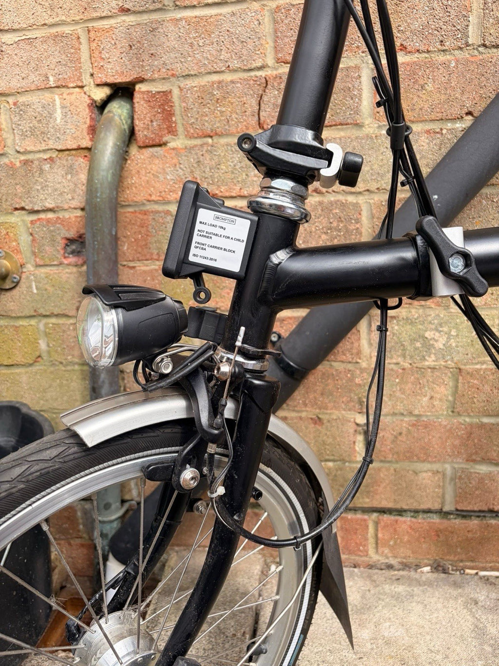 Brompton C Line Folding Bike 6-Speed matte black Good Condition