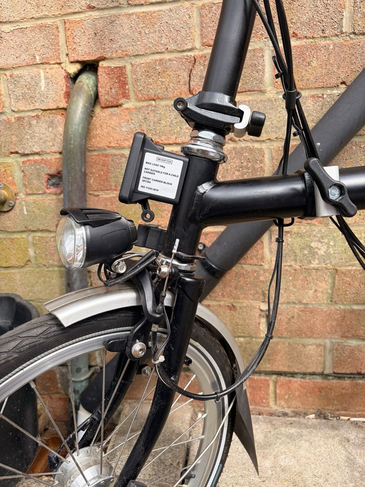 Brompton C Line Folding Bike 6-Speed matte black Good Condition
