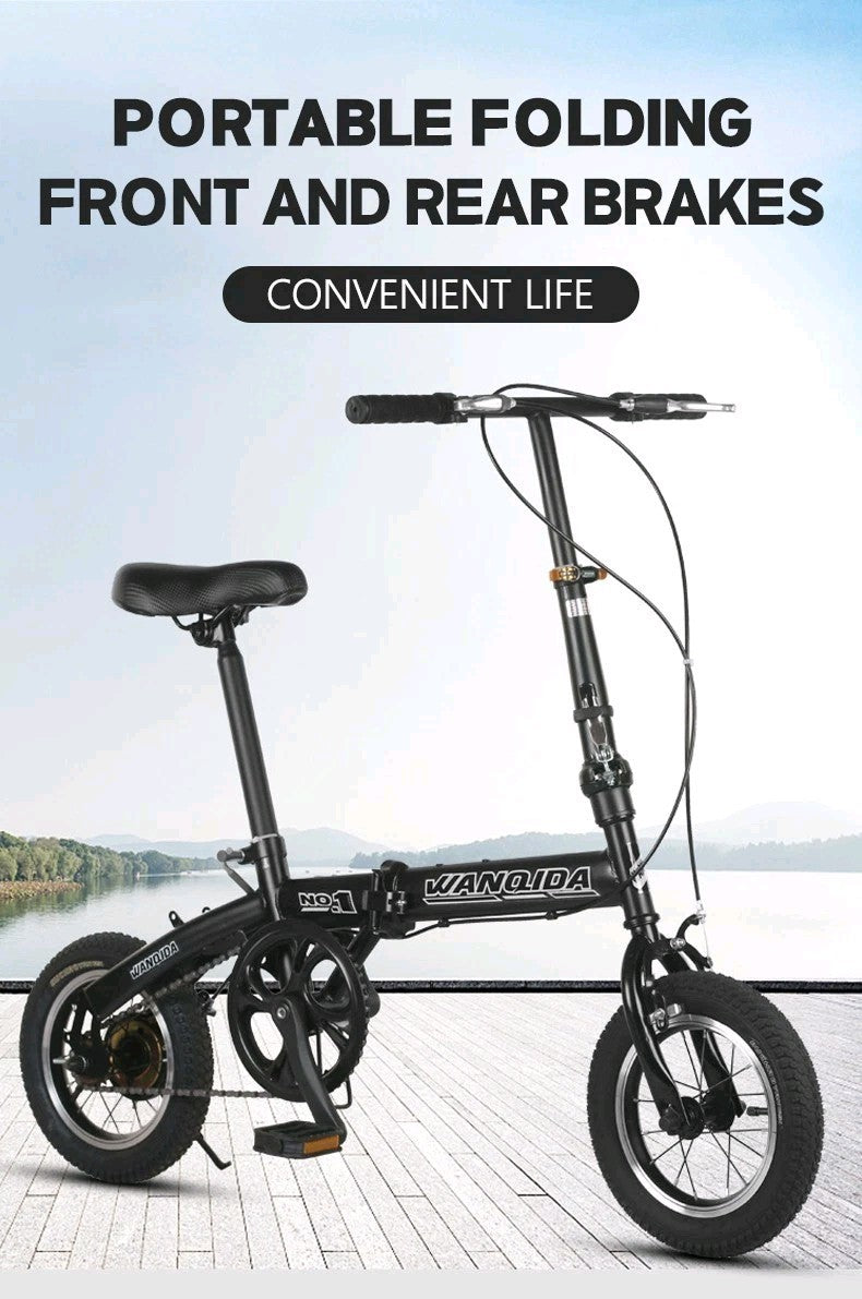 Adult Male and Female Moped Teen Student Off-road Racing Bike Folding...