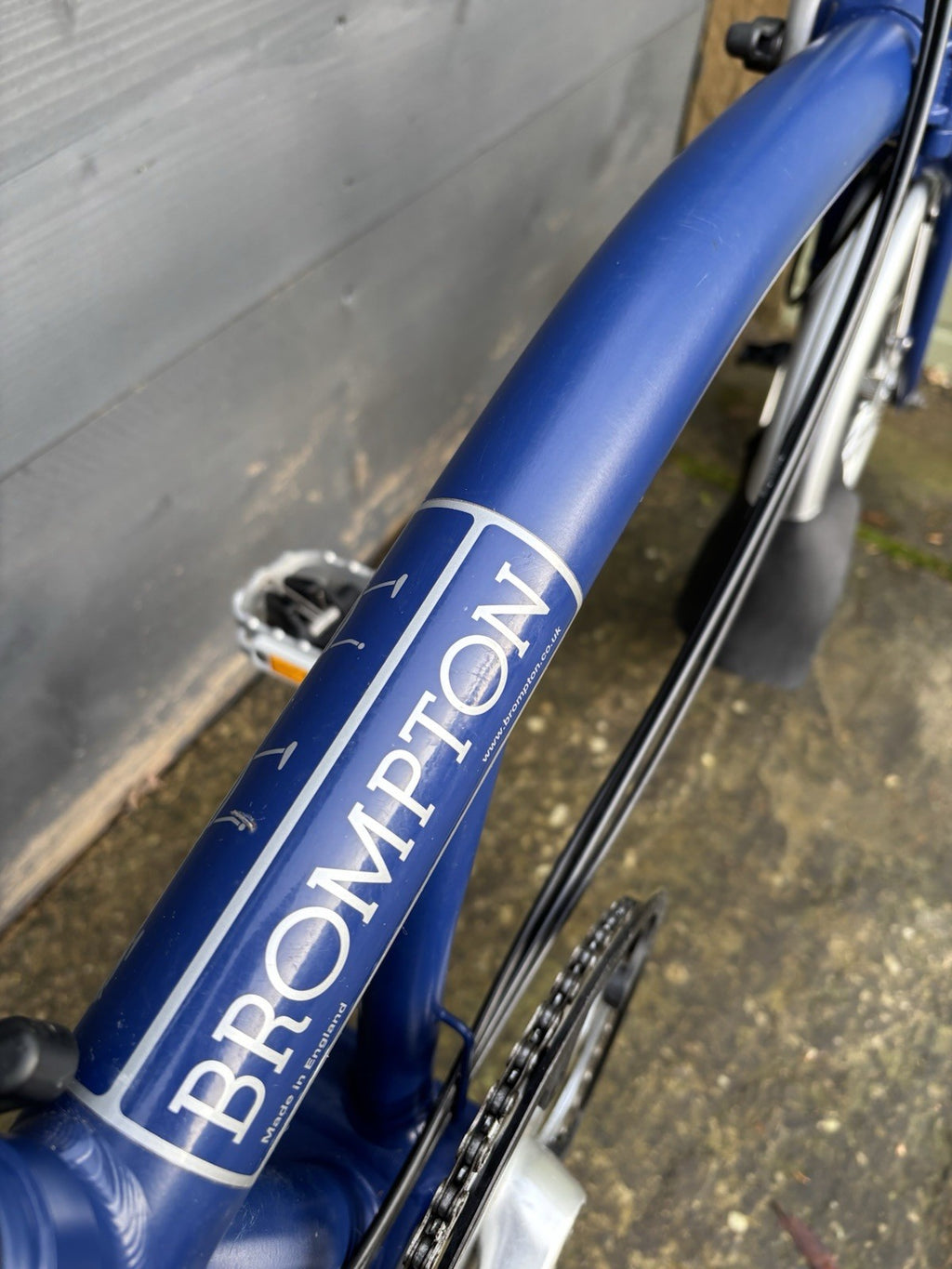 Brompton M6R in Cobalt Blue Folding bike C Line - Very Light Leisure Use Only