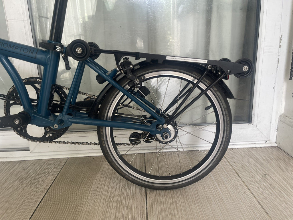 Brompton M6R 2024 C-line Ocean Blue Brooks Saddle MINT CONDITION✅FREE&FAST P&P🚚