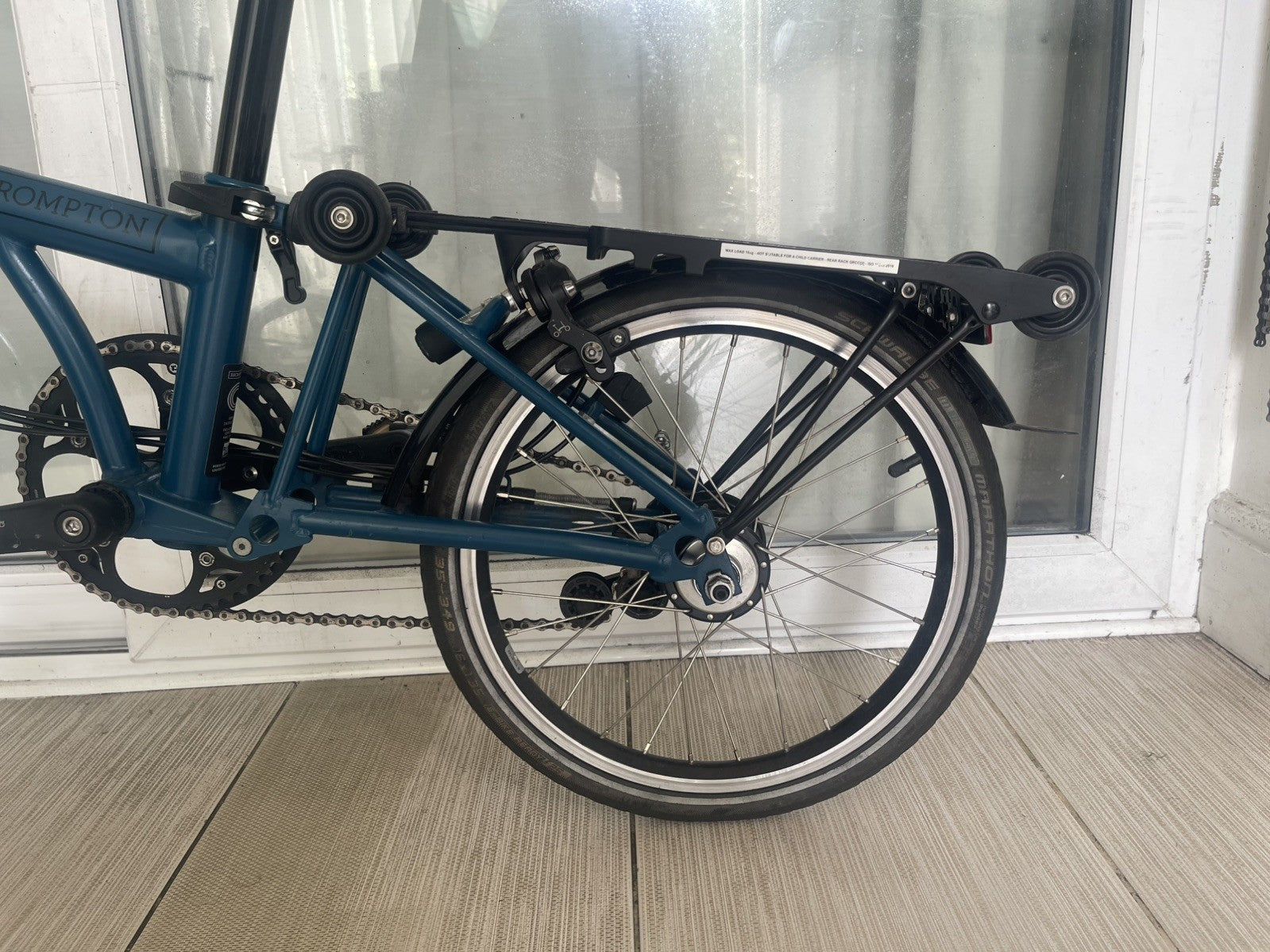 Brompton M6R 2024 C-line Ocean Blue Brooks Saddle MINT CONDITION✅FREE&FAST P&P🚚