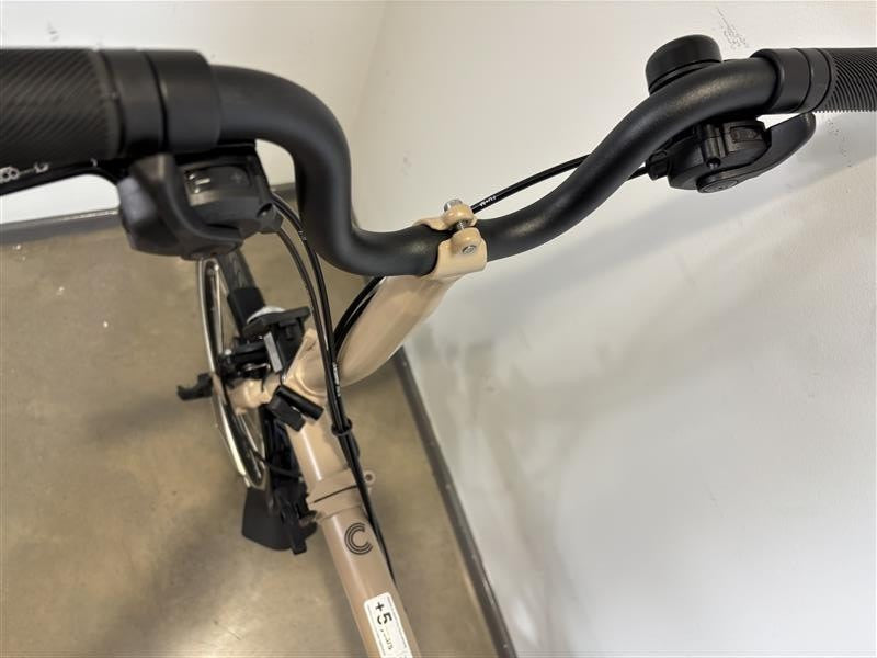 Brompton C Line 6 Speed 2024 Mid Handlebar Folding Bike - Dune Sand