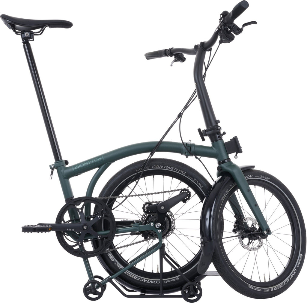 2026 Brompton G Line, 8 speed w Roller Rack - Forest Green - Medium - Brand New