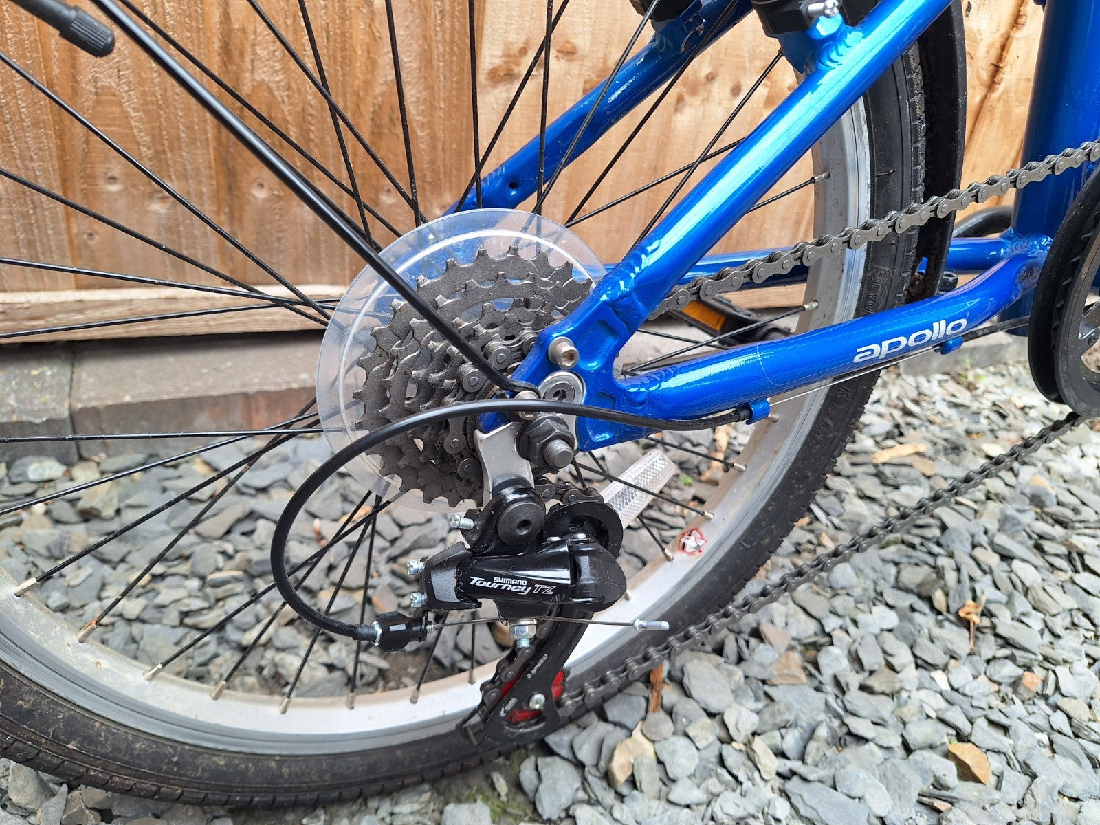 Apollo Tuck 20'' Folding Bike Lightweight Blue Great Condition Unixex 6 Speed