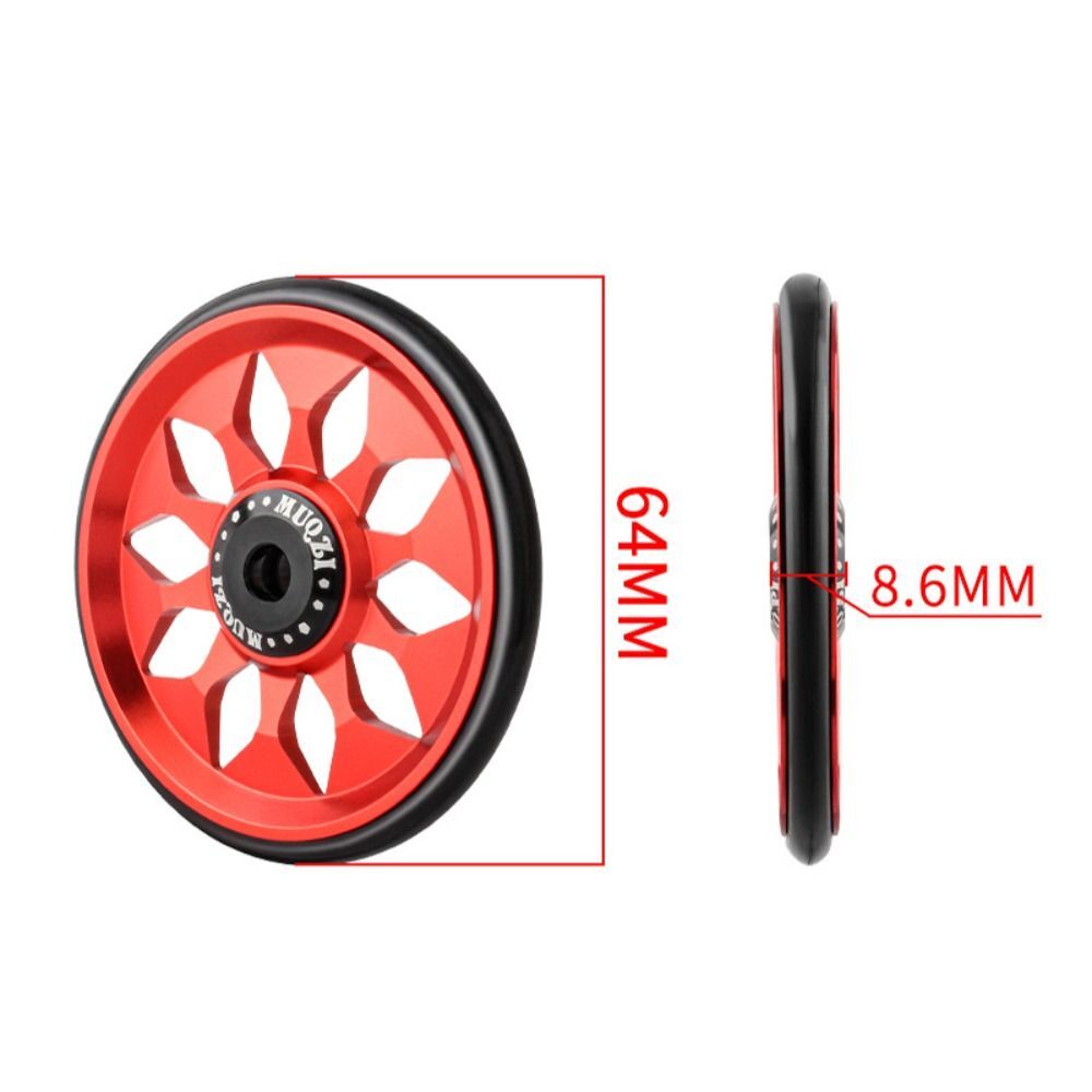 1 Pair Ceramic Bearing Easy Wheel for Brompton Folding Bicycle Bike