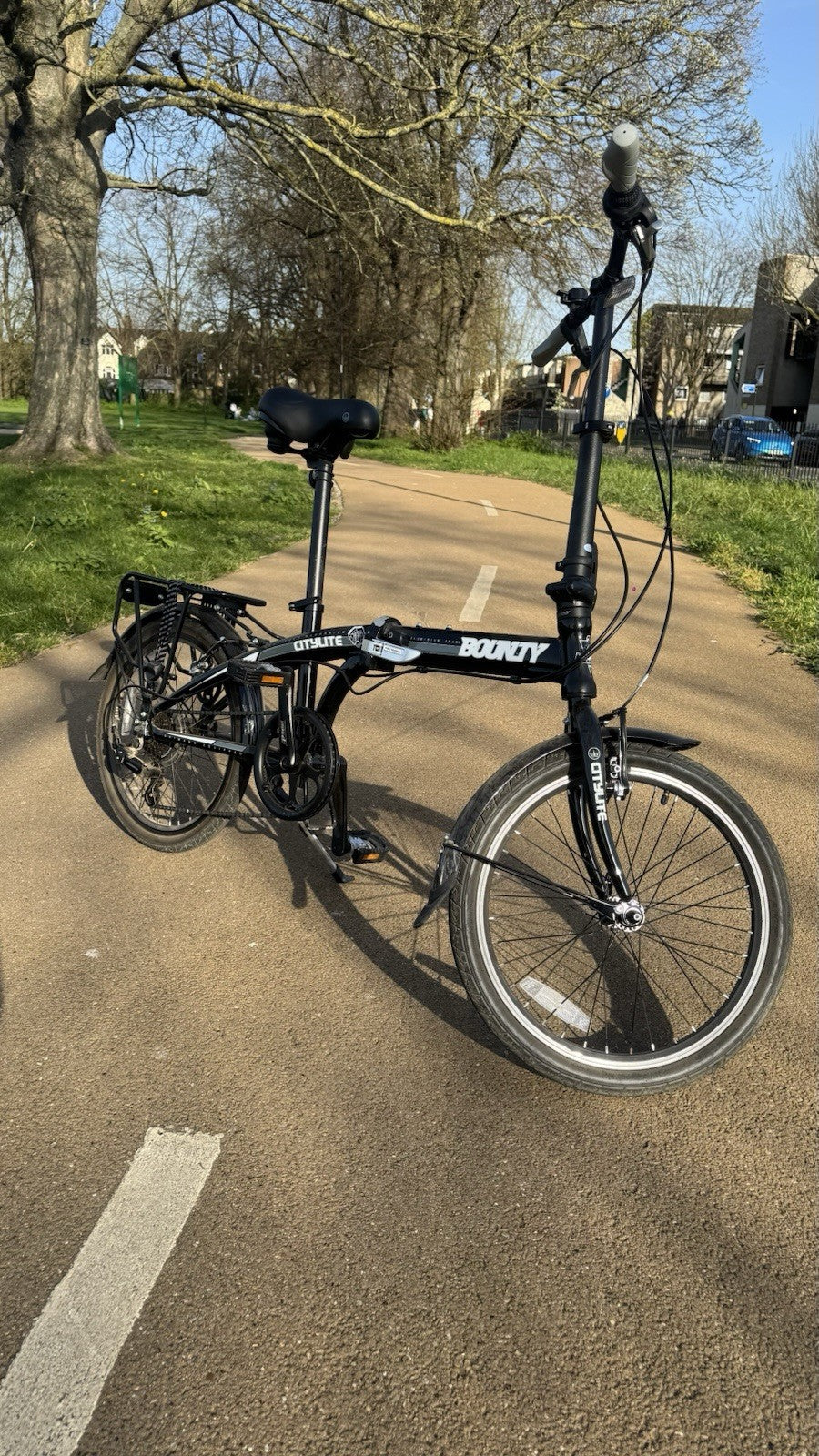 City Foldable Bounty Bike 20 Wheels 6 Speed Shimano Gears Revo Shift
