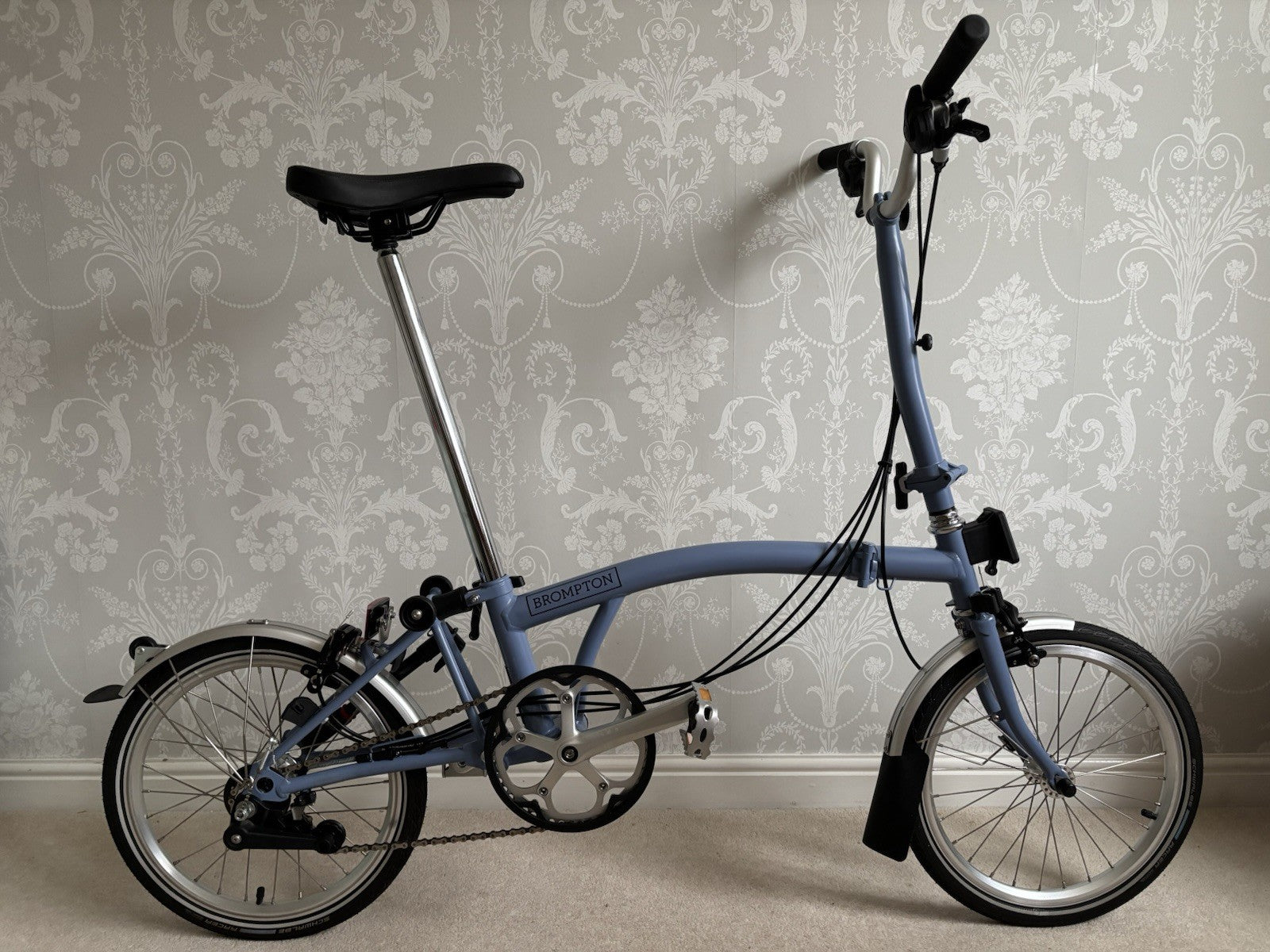 Brompton C Line 6 Speed H6L Folding bicycle in Cloud Blue - Test Ridden Only