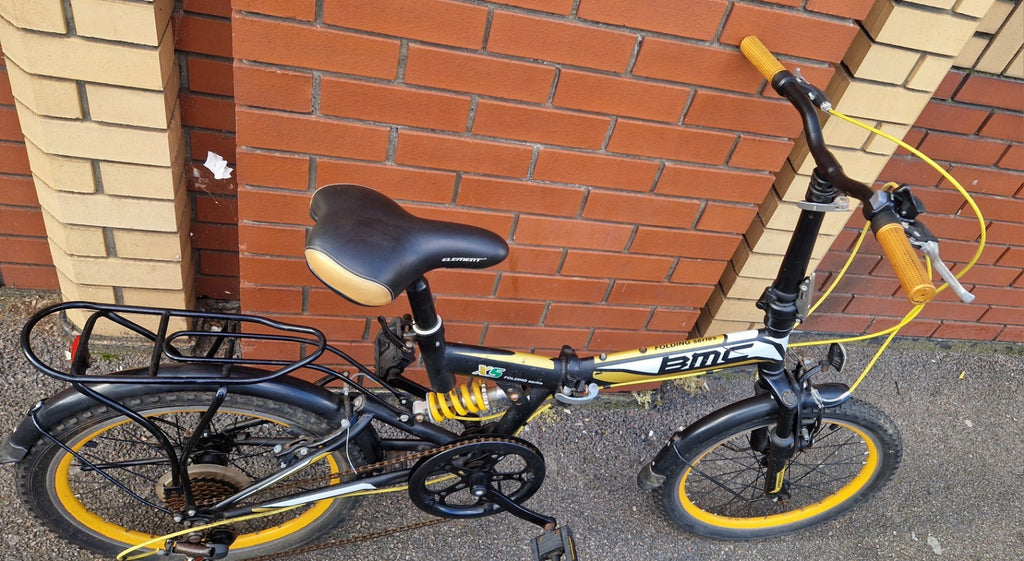 BMC XS Folding Series Black And Yellow | 7 Speed | Front And Rear Suspension New