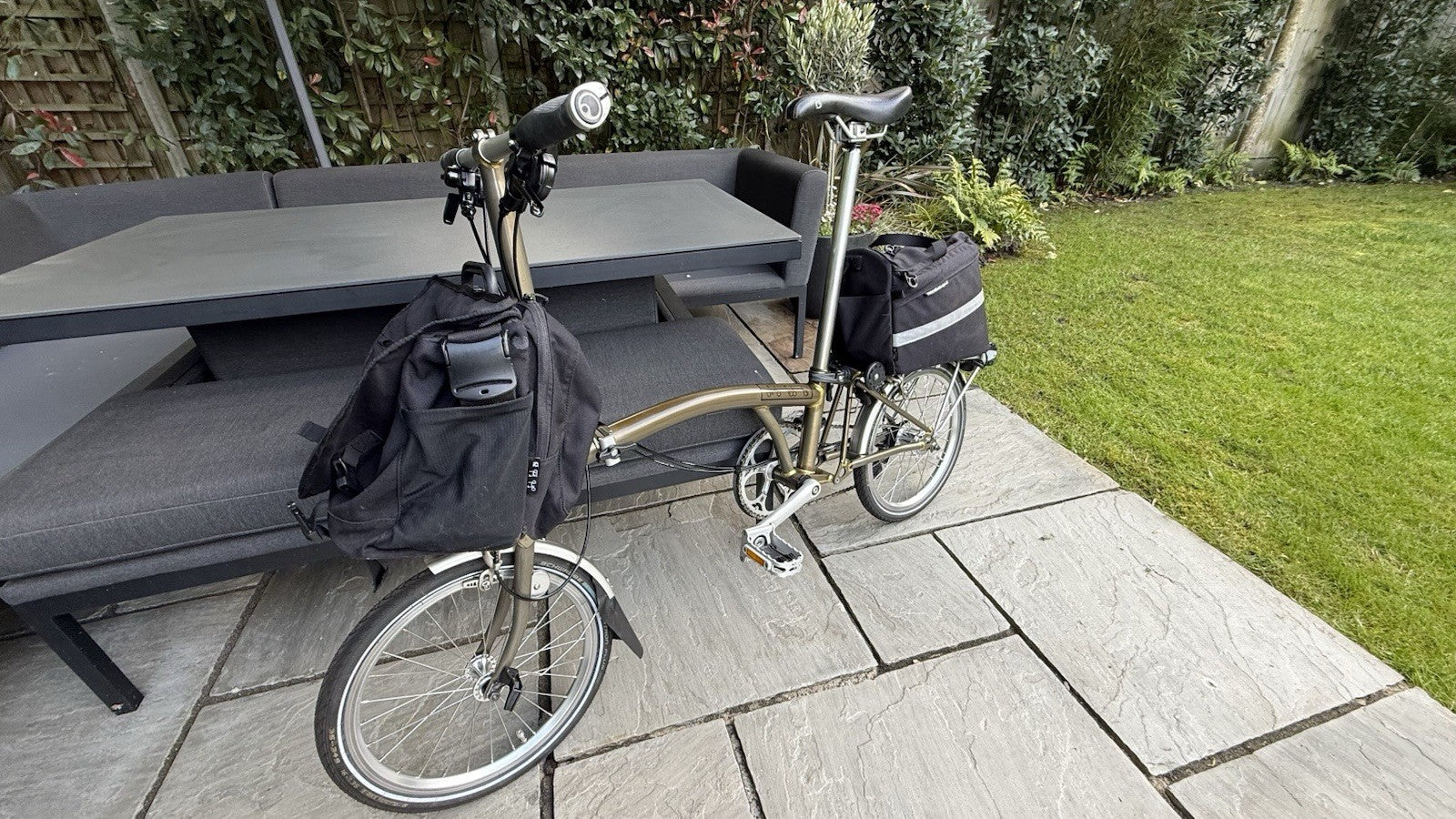 Brompton Gold Lacquer Limited Edition Bike - 6-Speed 2014 Fully upgraded