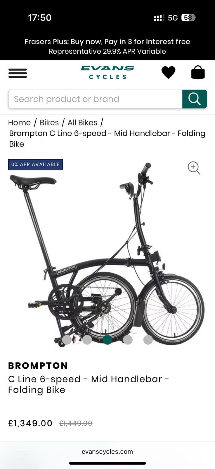 Brompton C Line Explore 2025 Folding Bike 4 speed electric brand new sealed