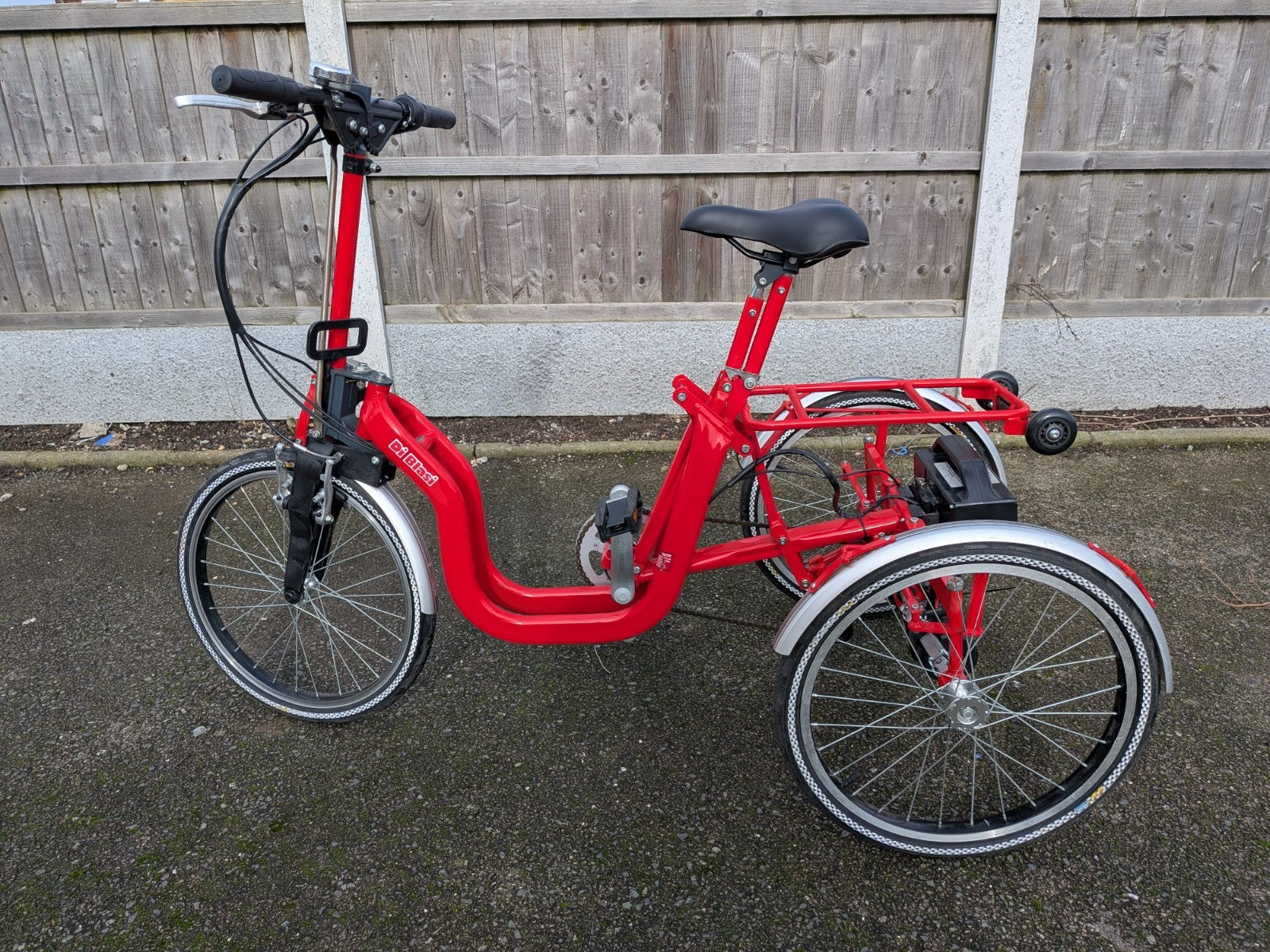 Electric Tricycle Folding Electric Trike Di Blasi R34.Compact, Delivery Possible