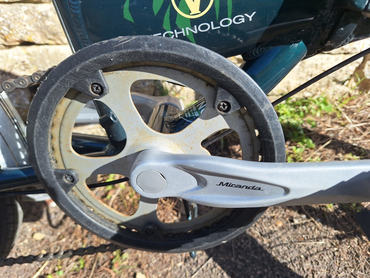 Viking Safari Native Folding Bike Alloy 20in Green .VGC. will post.