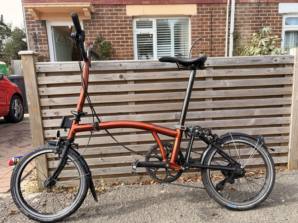 Brompton M4L P Line Urban 2024 Flame Laquer