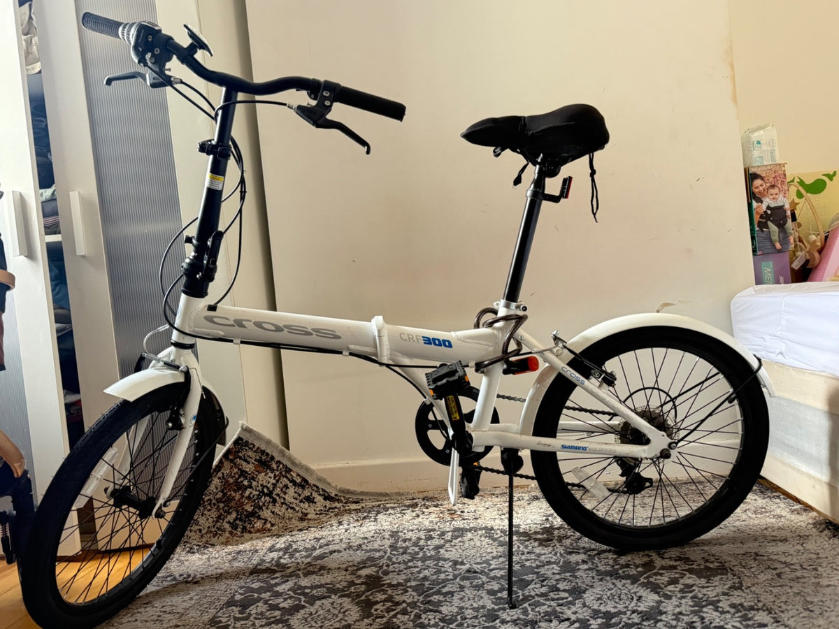 Cross Bike CRF 300 folding- white color used only 5 days