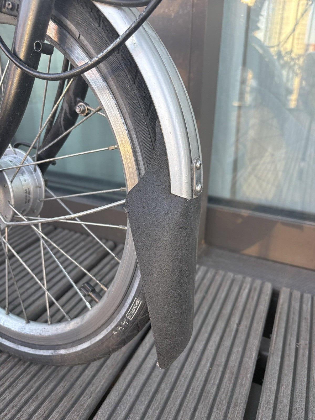 Brompton C Line 6-Speed (2015, M6L config) — Touring Handlebar, Brooks Saddle