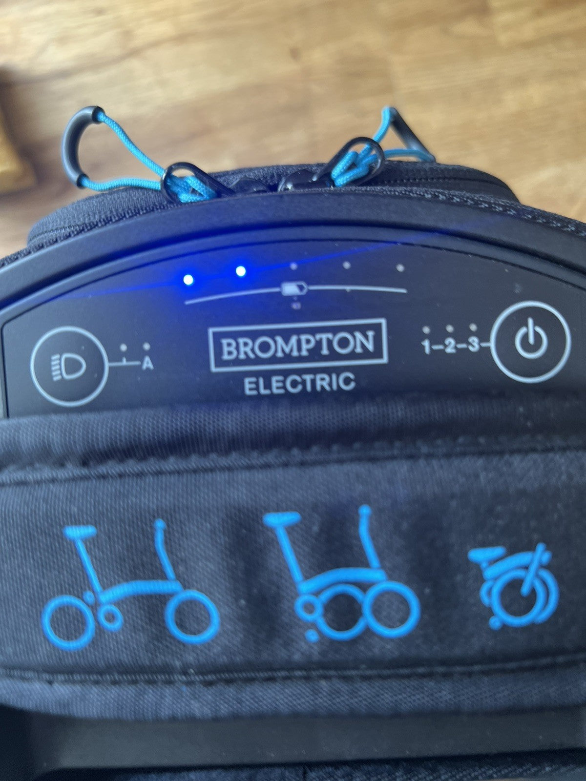 Brompton Electric P Line Urban Folding Bike – Storm Grey – loads of extras (£500