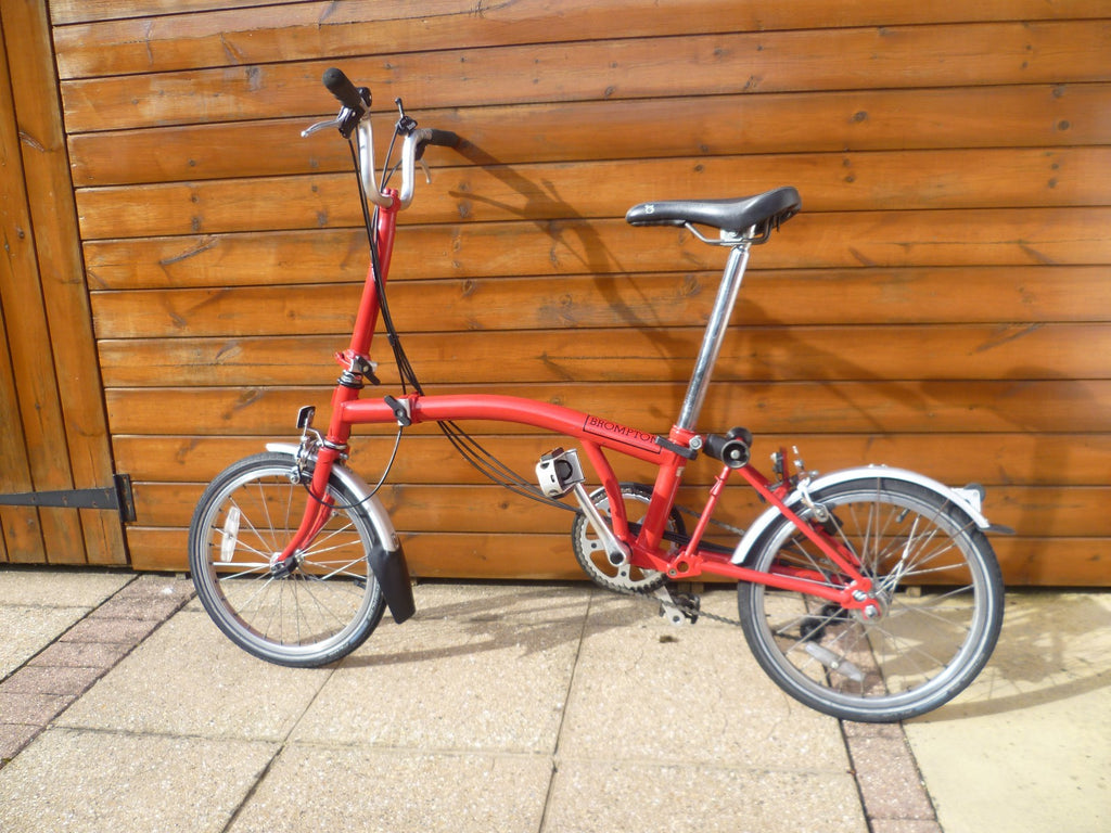 brompton folding bike 3 speed