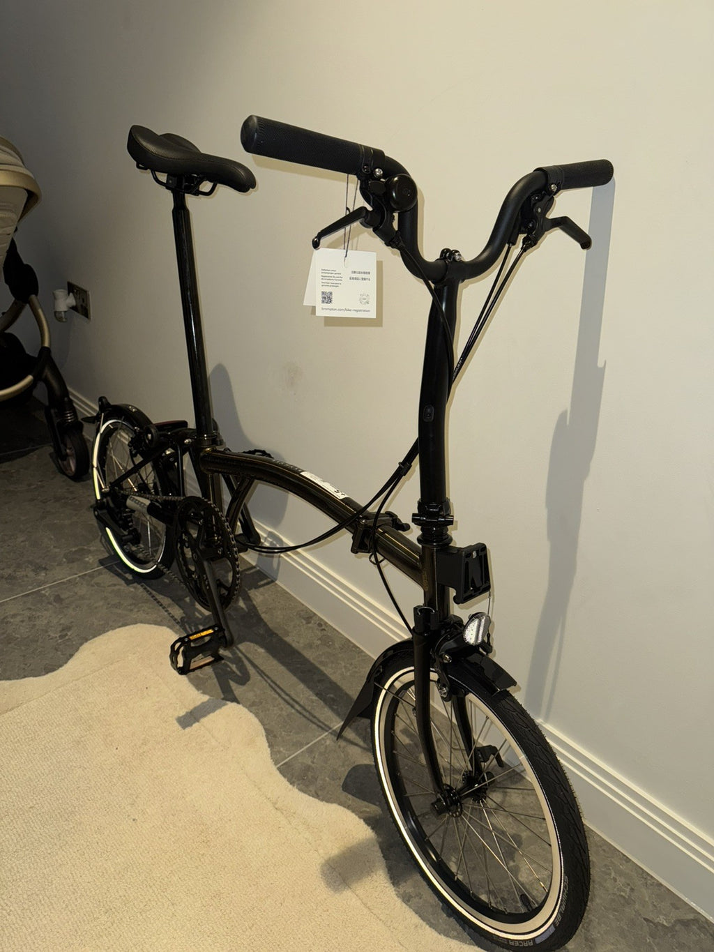 Brompton C Line 2 Speed Mid Handlebar Black Lacquer new 2026