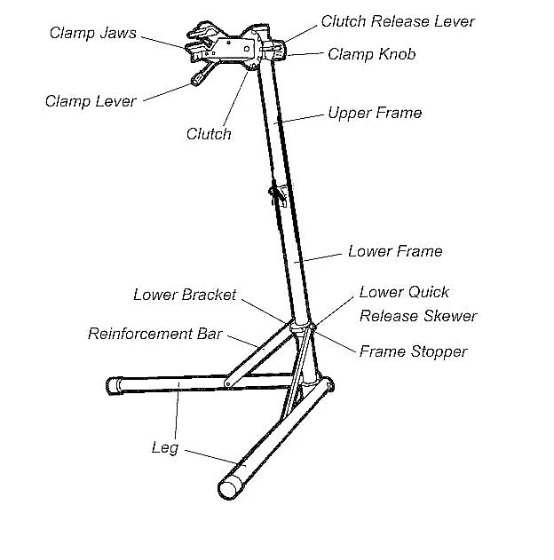 Minoura RS-4000 Bike Bicycle Repair Stand Folding Design Lightweight Aluminium