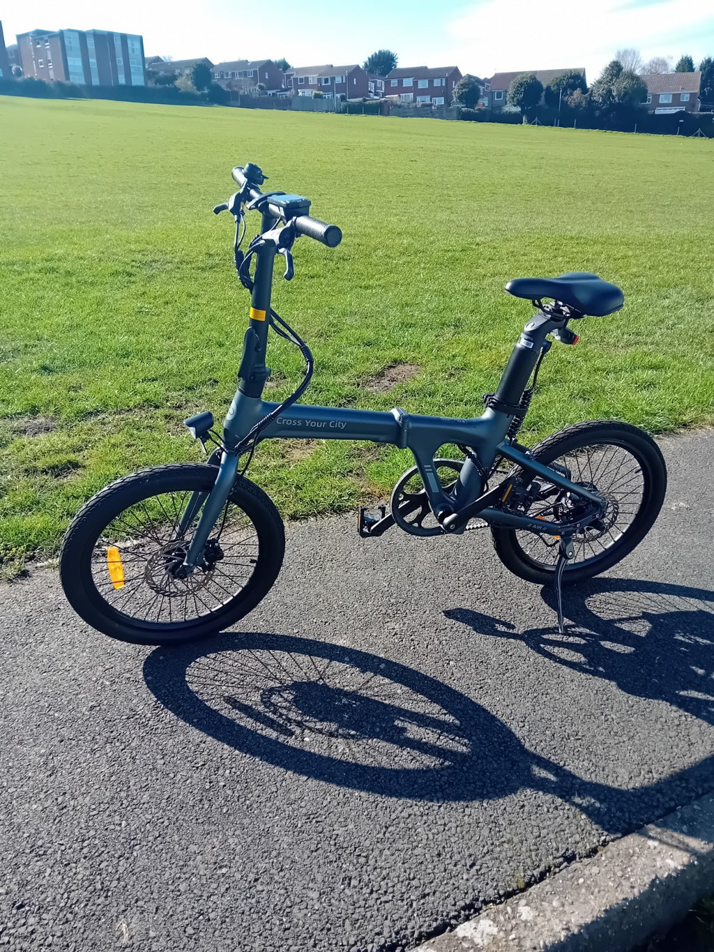 ADO Air 20S Folding Hybrid Bike 20" Carbon Belt Drive Chargeable