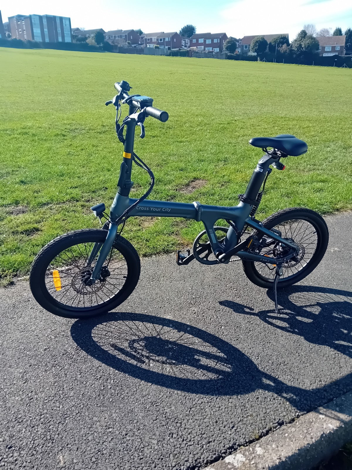 ADO Air 20S Folding Hybrid Bike 20" Carbon Belt Drive Chargeable