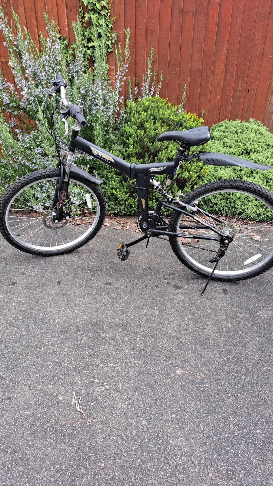 26" 21-Speed Folding Mountain Bike Foldable Bicycle Disc Brake Mountain Bike