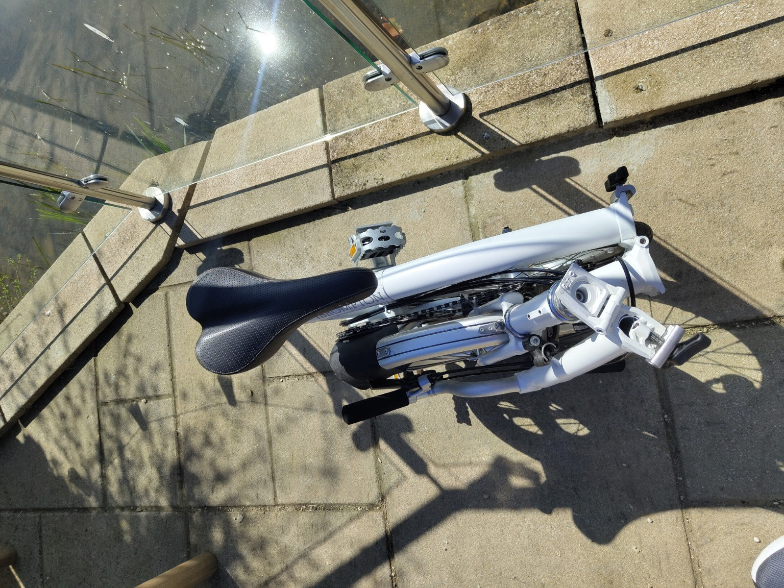 Brompton M6L Folding Bike 2015 Ivory –Excellent Condition, Serviced, C line, 6 S