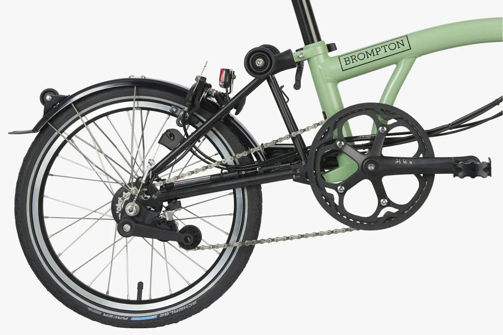 Brompton C Line Folding Bike Matcha Green Mid Bar
