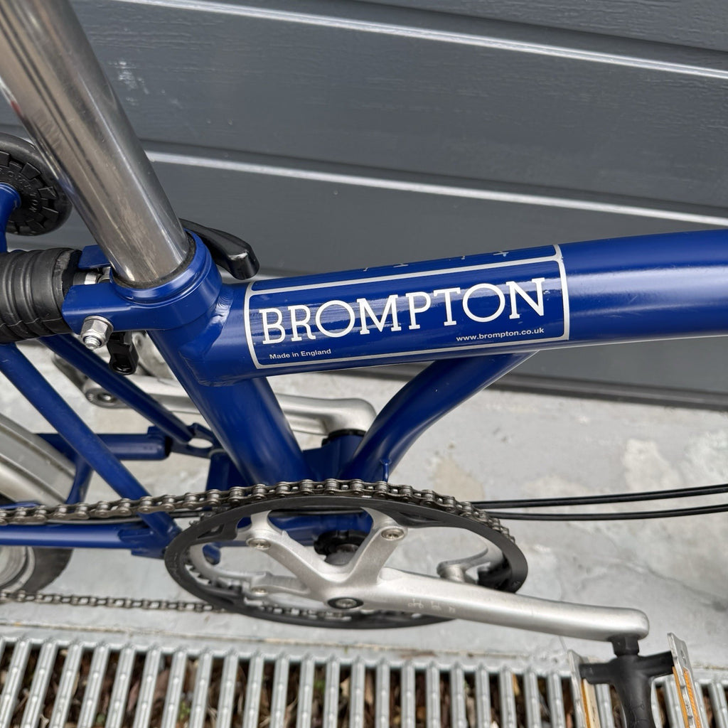 Brompton M3L 3 speed Blue Cobalt Serviced Superb Condition