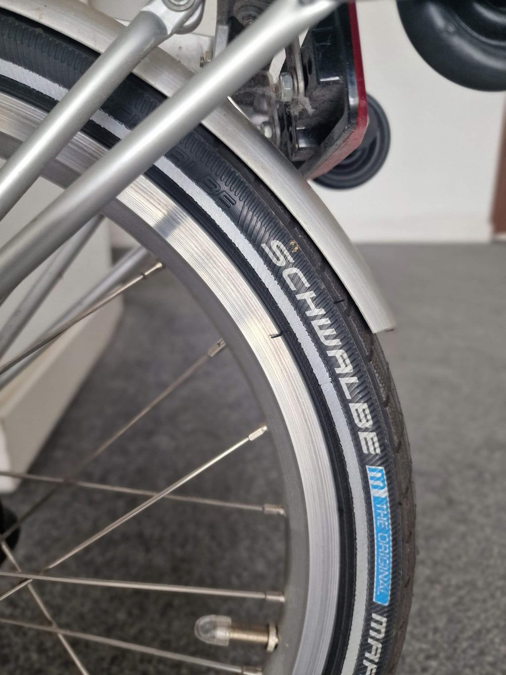 Brompton M3R Folding Bike - Tempest Blue - 3 Speed - Rear Rack & Front Metro Bag