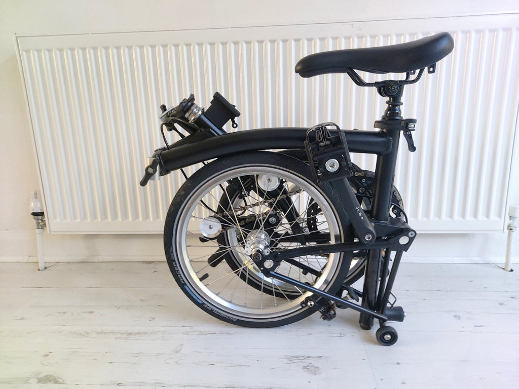 Brompton S1E Black Folding Bike