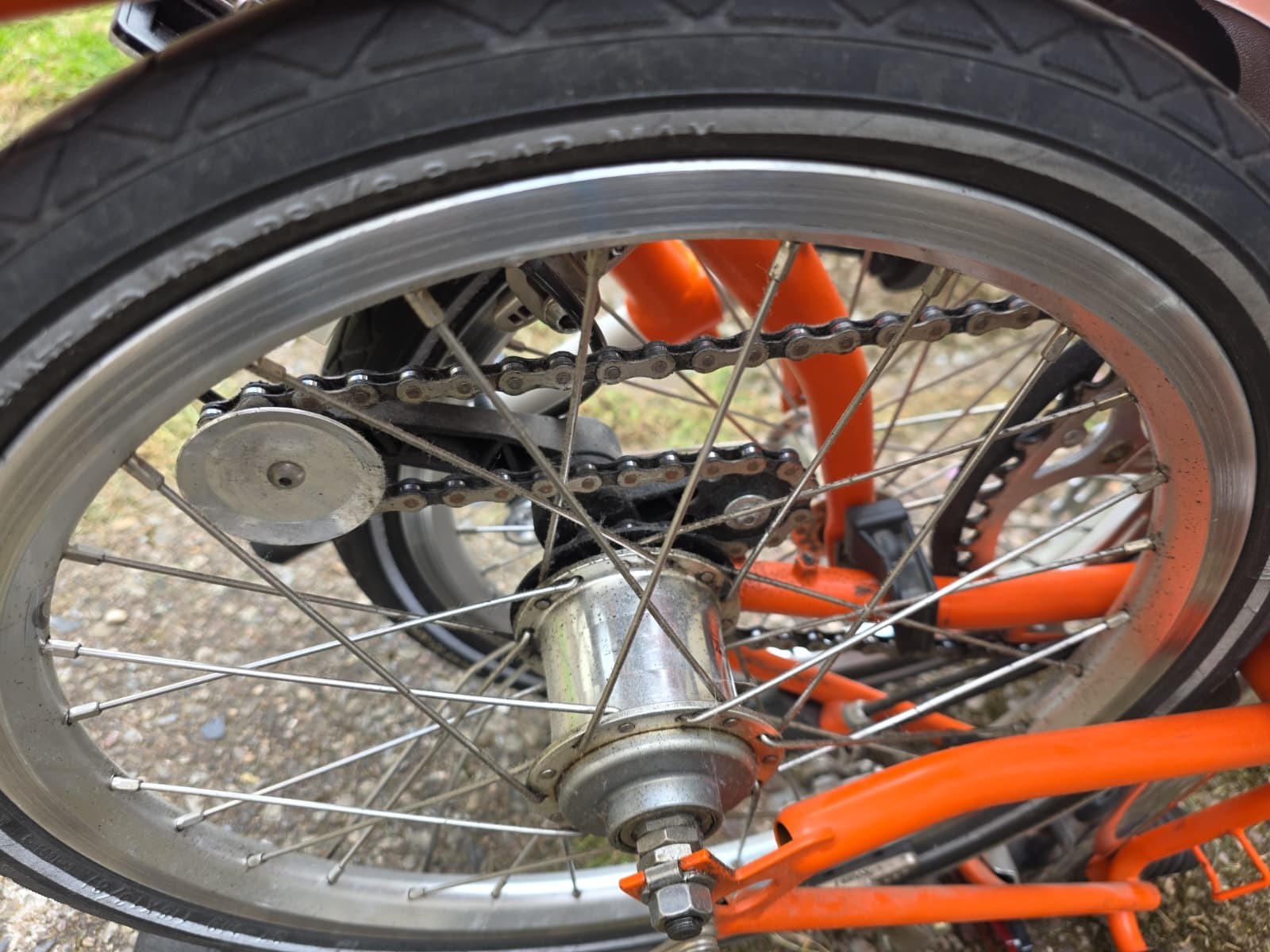 Brompton M6L Folding Bike - Orange Speed