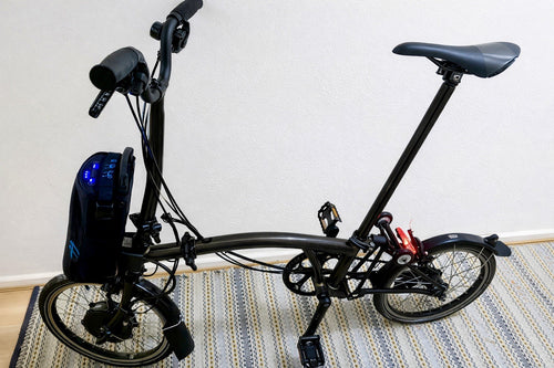 Brompton Electric C Line Explore 6 Speed, Gold Lacquer Limited Edition