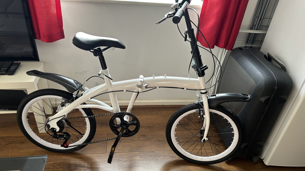 20" Folding Bike Adults Bicycle Adjustable Speed Alloy Bicycle Folding City Bike