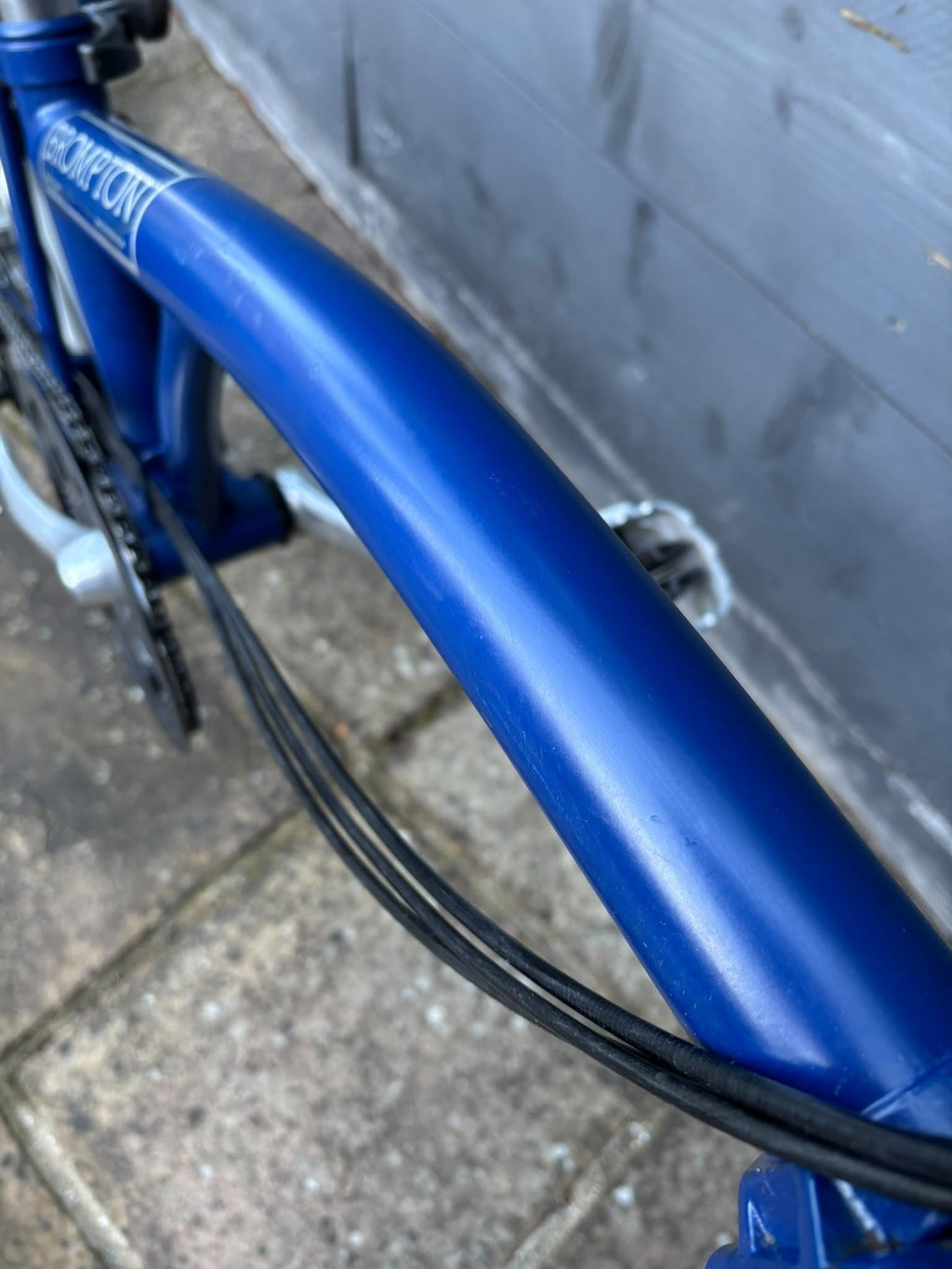 Brompton M6L C Line 6 Speed Folding Bicycle in Cobalt Blue Excellent Condition