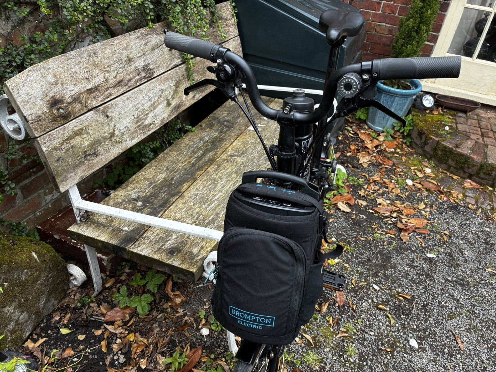 Brompton E Folding Bike - C Line 6 speed (Black) plus extras