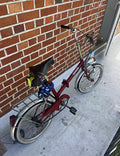 Vintage Trekker Folding Bike Red