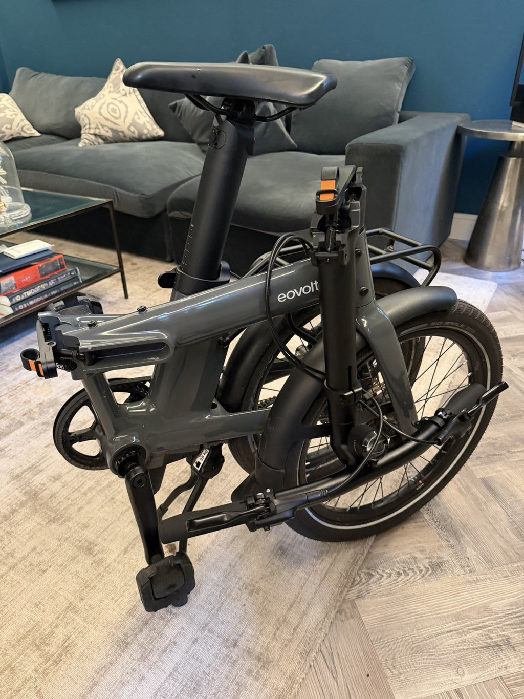 Eovolt Afternoon Pro Folding Bike, Grey - 20" Wheel - £3,000 RRP