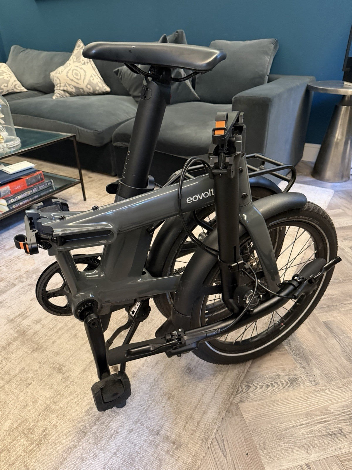 Eovolt Afternoon Pro Folding Bike, Grey - 20" Wheel - £3,000 RRP