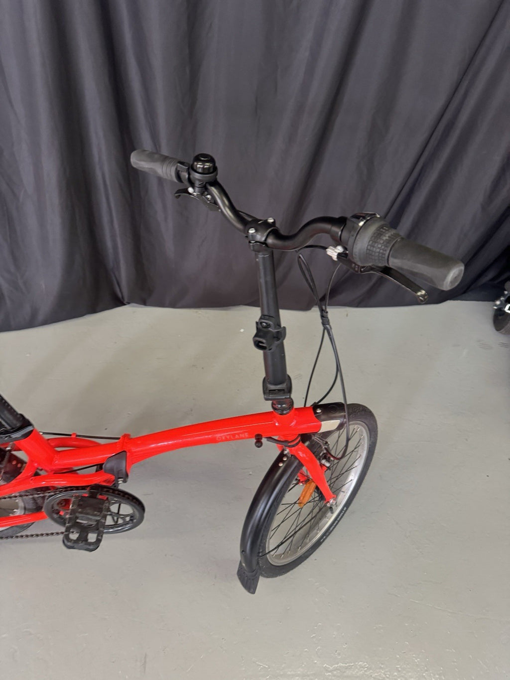 Oxylane Tilt 500 Foldable Bicycle Orange 7-Speed
